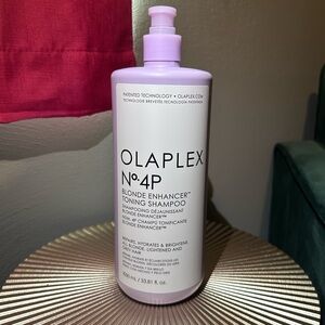 OLAPLEX No. 4P Blonde Enhancer Toning Shampoo LARGE 1-Liter Pump Size
